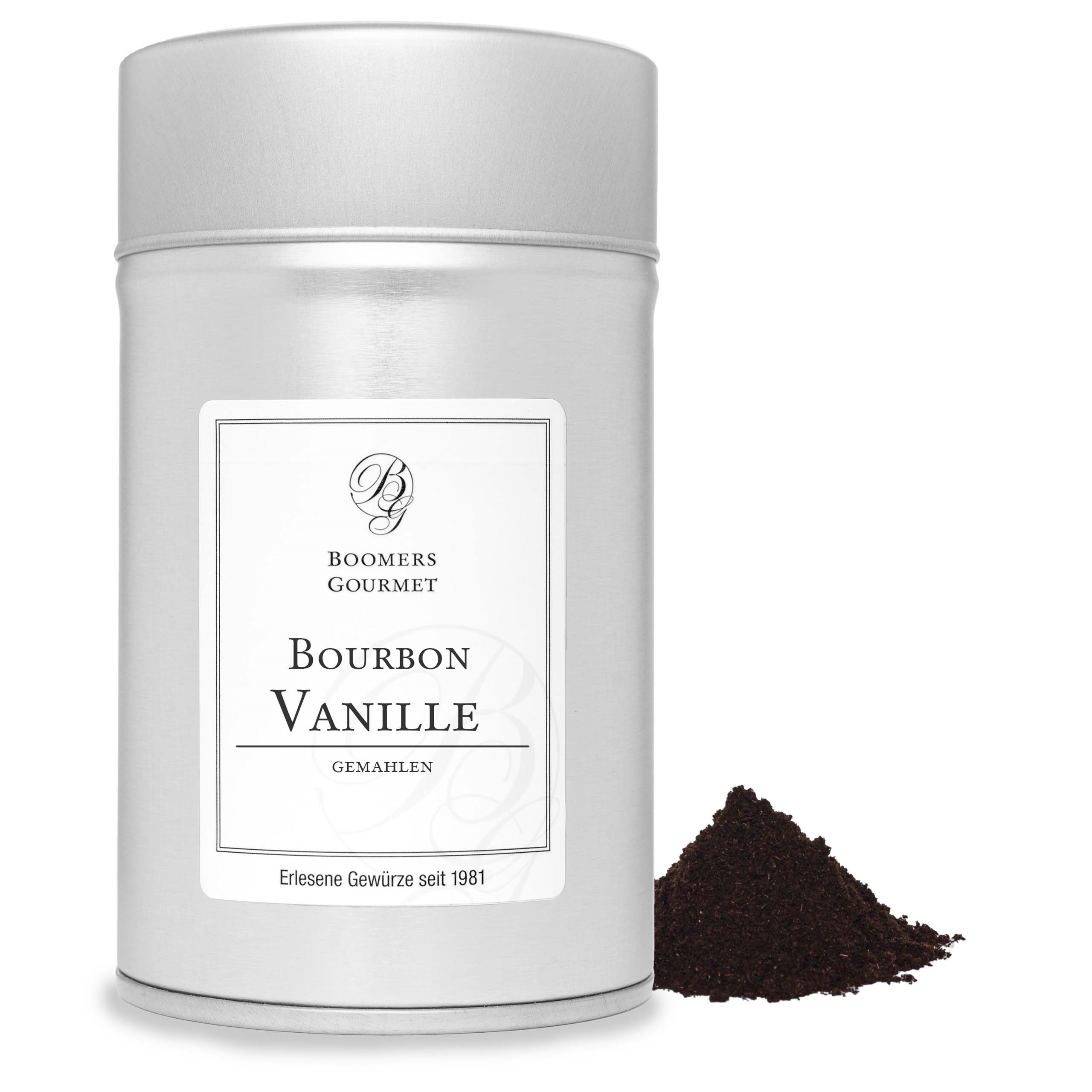 Bourbon Vanille gemahlen Gewürzdose 11,5 cm